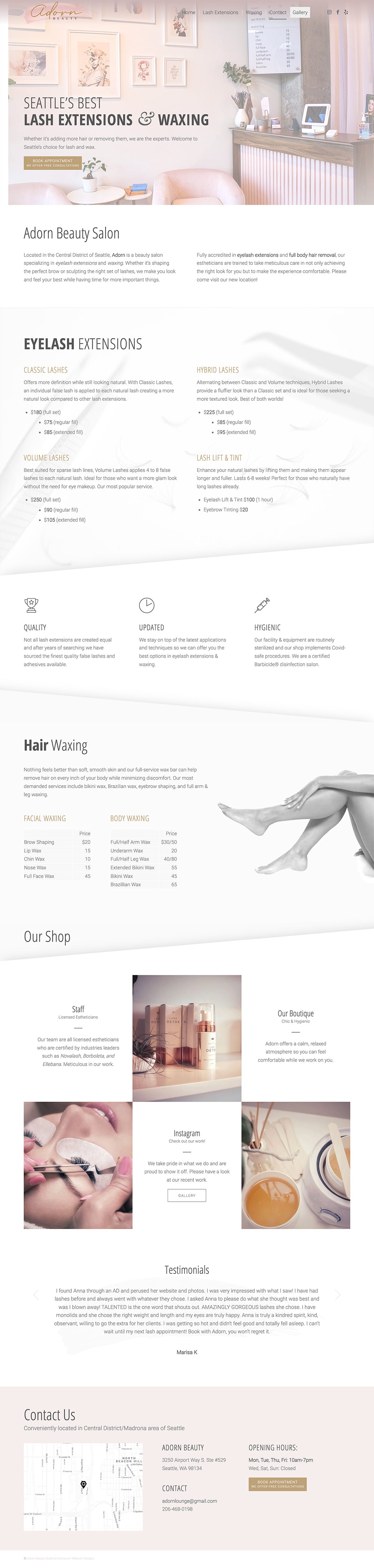 beauty-salon-vancouver-web-design
